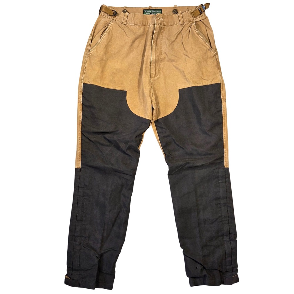 Master Sportsman Rugged Outdoor Gear Hunting Brush Pants Brown Black Mens Medium